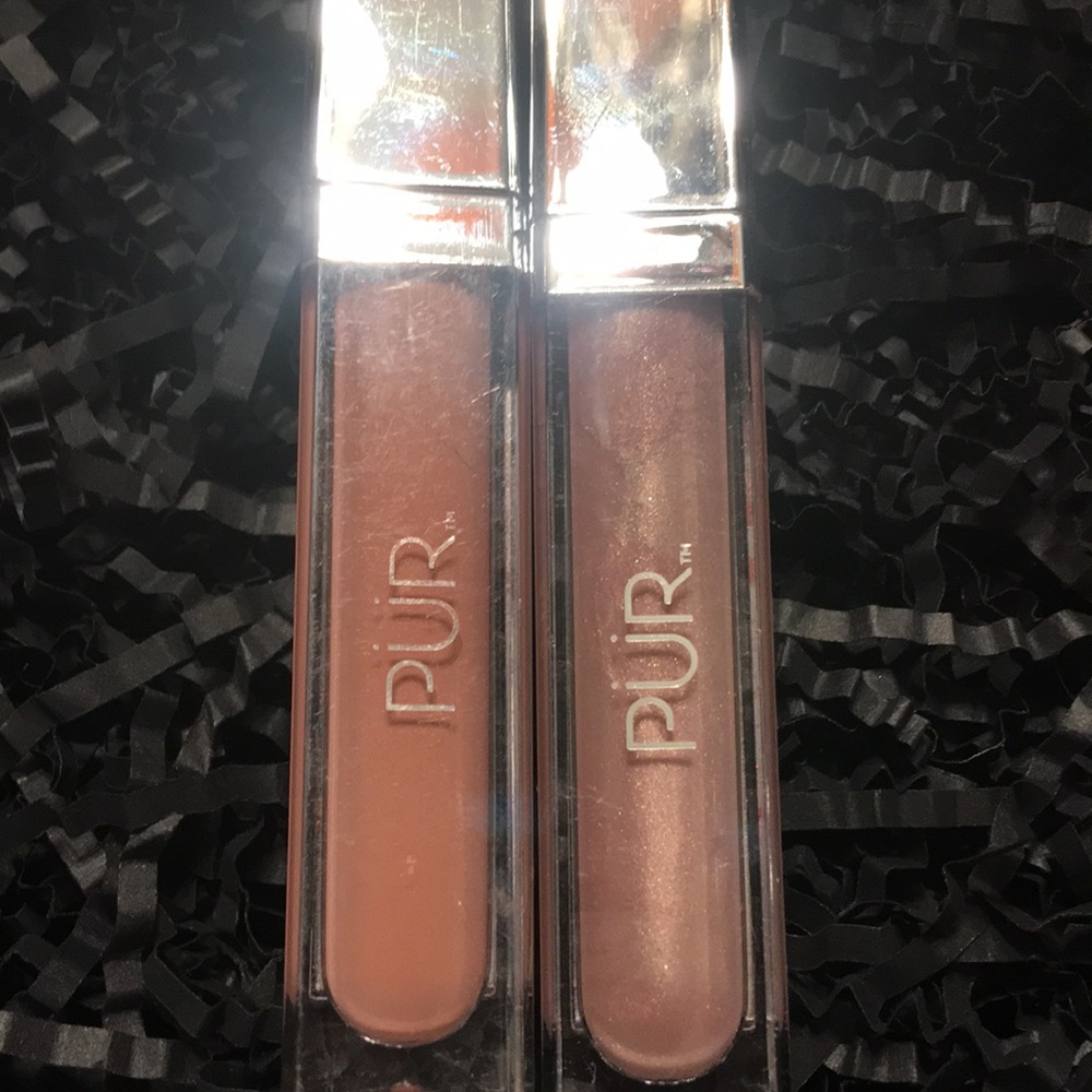 2 Pur Nude Lip Gloss w lighted tops